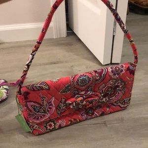 Vera Bradley clutch with strap